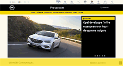 Desktop Screenshot of media.opel.fr