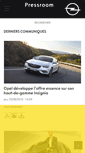 Mobile Screenshot of media.opel.fr