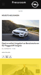 Mobile Screenshot of media.opel.de