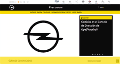 Desktop Screenshot of media.opel.es