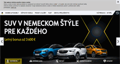 Desktop Screenshot of opel.sk