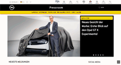 Desktop Screenshot of media.opel.ch