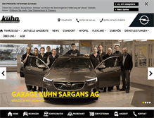 Tablet Screenshot of kuhn.opel.ch