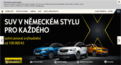 Desktop Screenshot of opel.cz