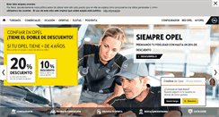 Desktop Screenshot of opel.es